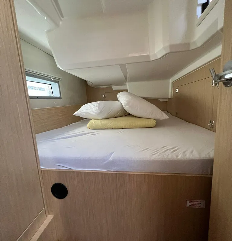 Cabin on Moya, a Bavaria C38 sailboat at Split, Croatia