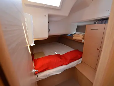 Cabin on Podere Sapaio, a Dufour 460 GL sailboat at Cecina, Italy