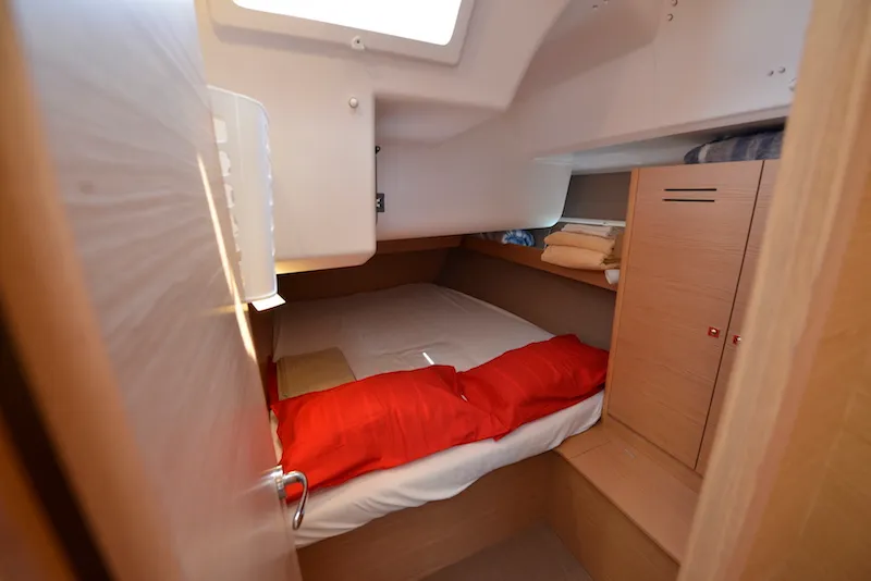 Cabin on Podere Sapaio, a Dufour 460 GL sailboat at Cecina, Italy