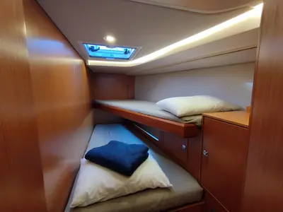 Cabin on Carpe Diem, a Bavaria C45 sailboat at Municipal Unit of Lefkada, Greece