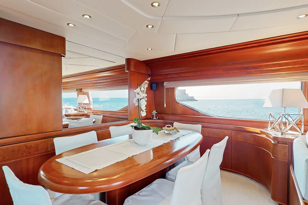 NATASSA ( ex LADY NATASA), a Ferretti 830 motor yacht at Rhodes, Greece