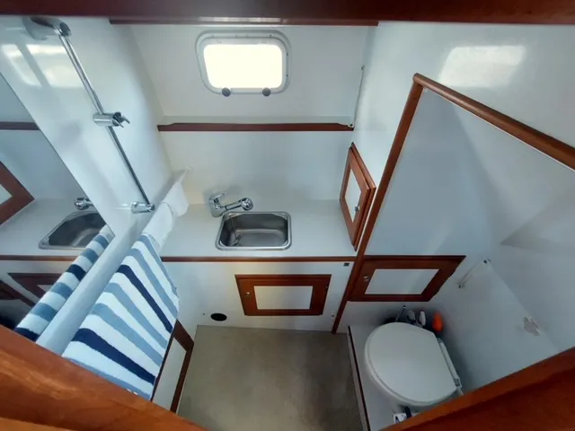 Head on Maja, a Pedro Marin 30 motorboat at IJsselstein, Netherlands