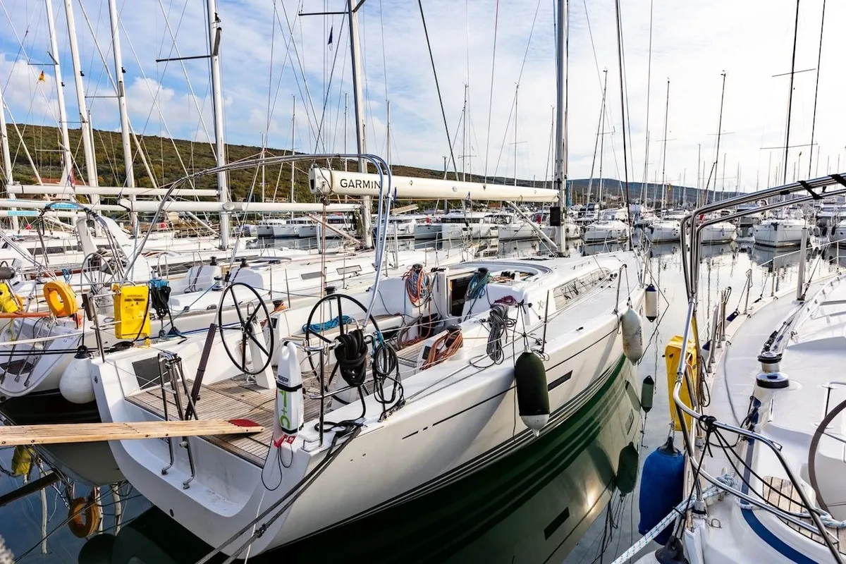 Aqua Nomis, a X-Yachts Xp 44 sailboat at Punat, Croatia