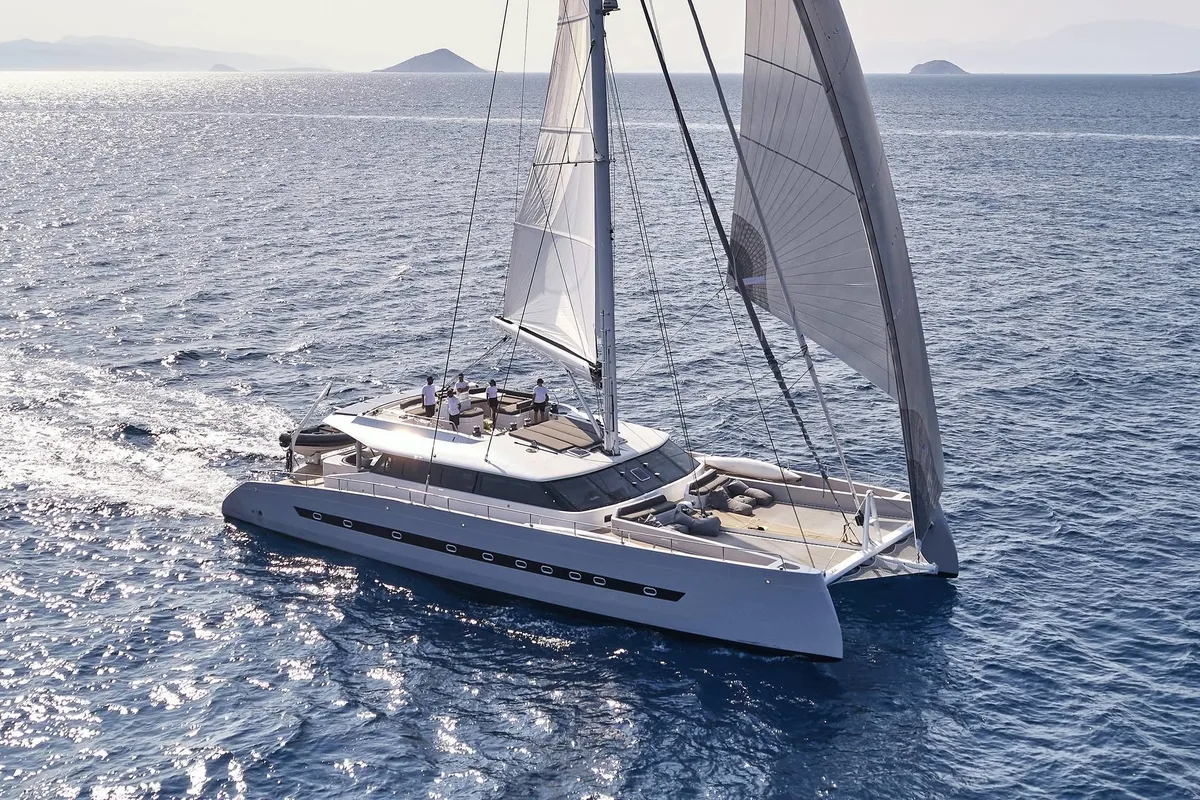 Sameli, a Balance 760F catamaran at Athens, Greece