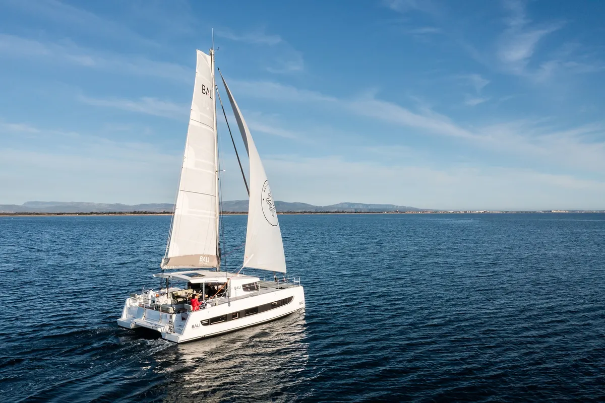 Chill Me, a Bali Catsmart catamaran at Pirovac, Croatia