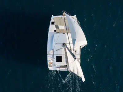 Chill Me, a Bali Catsmart catamaran at Pirovac, Croatia