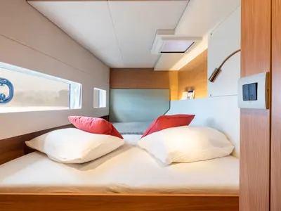 Cabin on Chill Me, a Bali Catsmart catamaran at Pirovac, Croatia