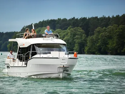 14, a Balt Sun Camper 35 motorboat at Casier, Italy