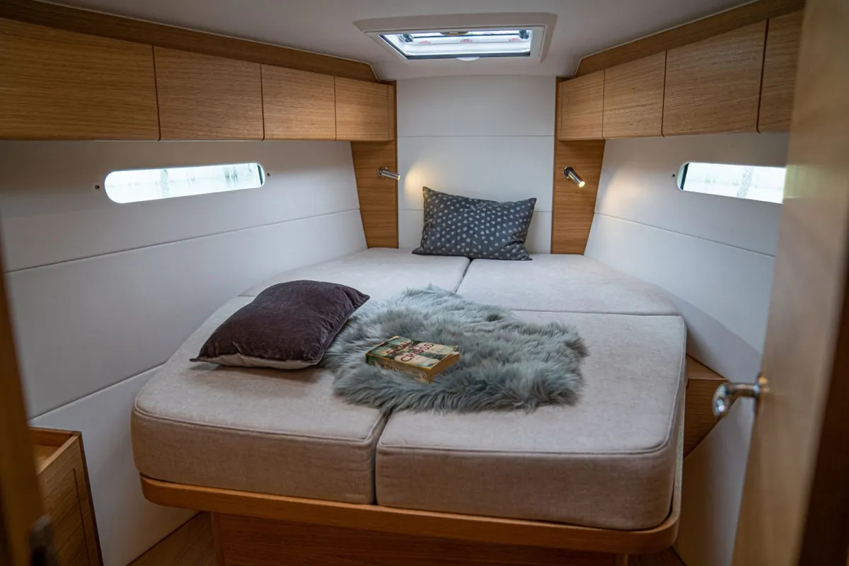 Cabin on Areti, a X-Yachts X4⁰ sailboat at Lavrion, Greece