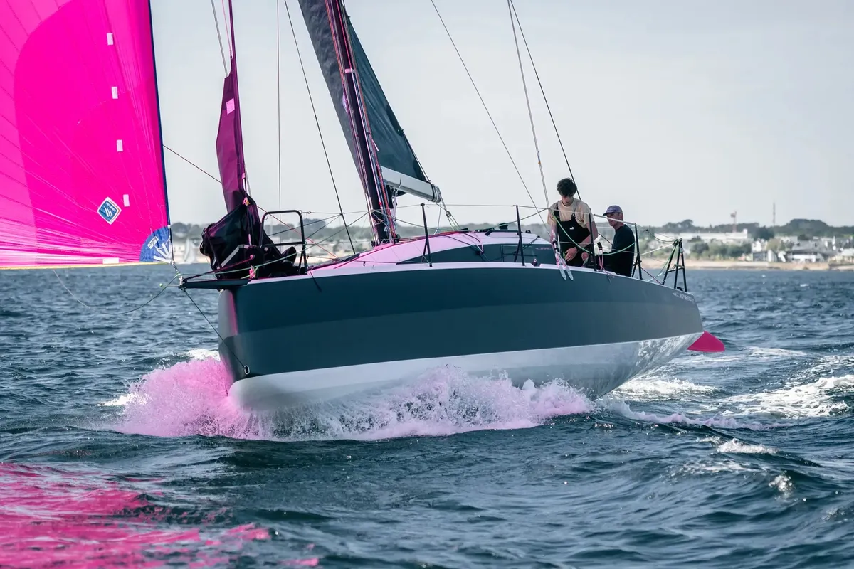 Tahuata, a JPK 10.50 sailboat at La Trinité-sur-Mer, France
