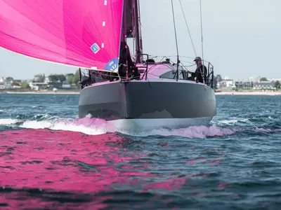 Tahuata, a JPK 10.50 sailboat at La Trinité-sur-Mer, France