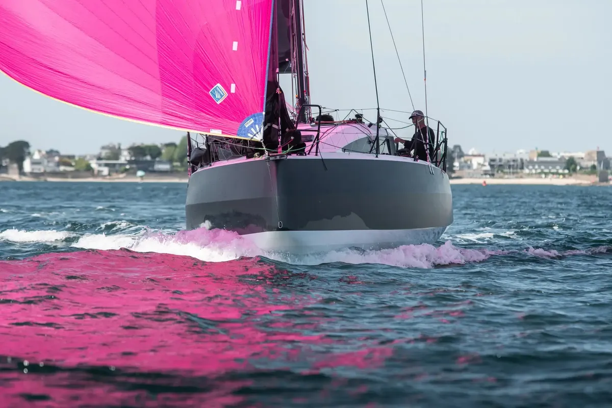 Tahuata, a JPK 10.50 sailboat at La Trinité-sur-Mer, France