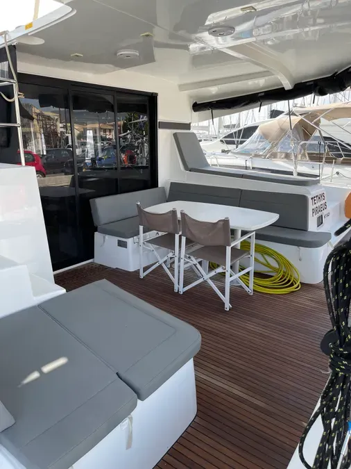 Tethys, a Lagoon 42 catamaran at Municipal Unit of Lefkada, Greece