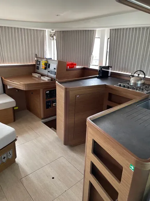 Tethys, a Lagoon 42 catamaran at Municipal Unit of Lefkada, Greece