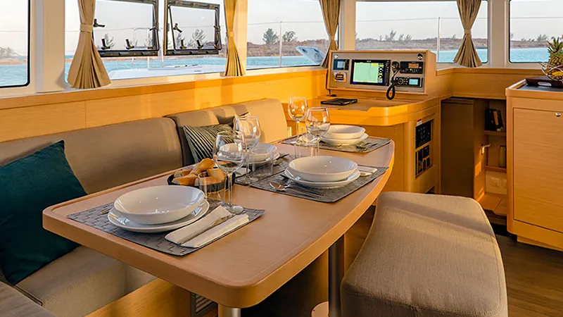 Tethys, a Lagoon 42 catamaran at Municipal Unit of Lefkada, Greece