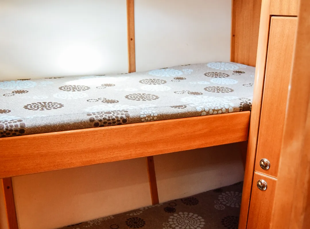 Cabin on Naias, a Elan Impression 434 sailboat at Kavala, Greece