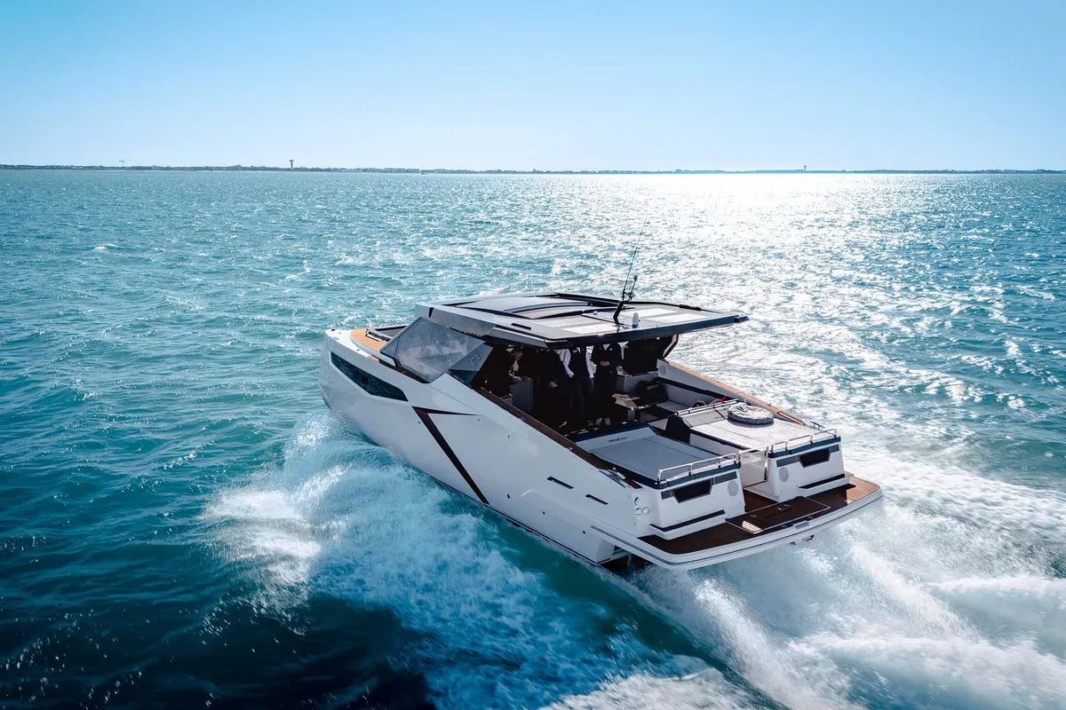 Gemini, a Dracan 42 motor yacht at Venice, Marina Vento di Venezia