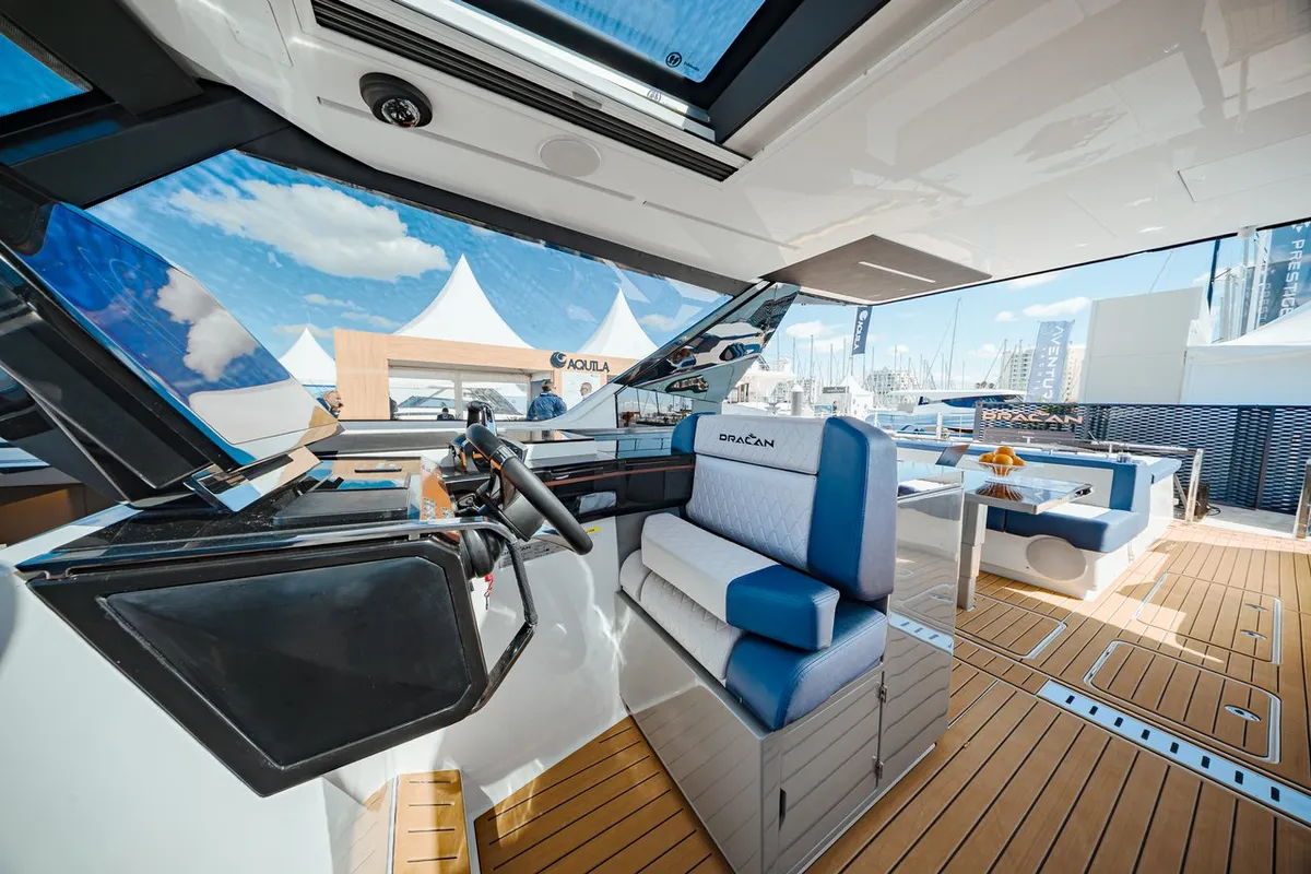 Gemini, a Dracan 42 motor yacht at Venice, Marina Vento di Venezia