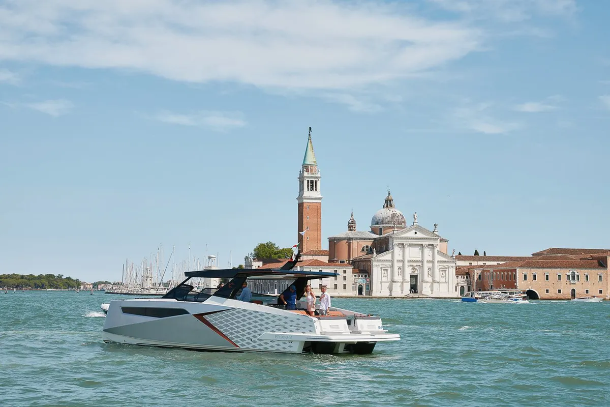 Gemini, a Dracan 42 motor yacht at Venice, Marina Vento di Venezia