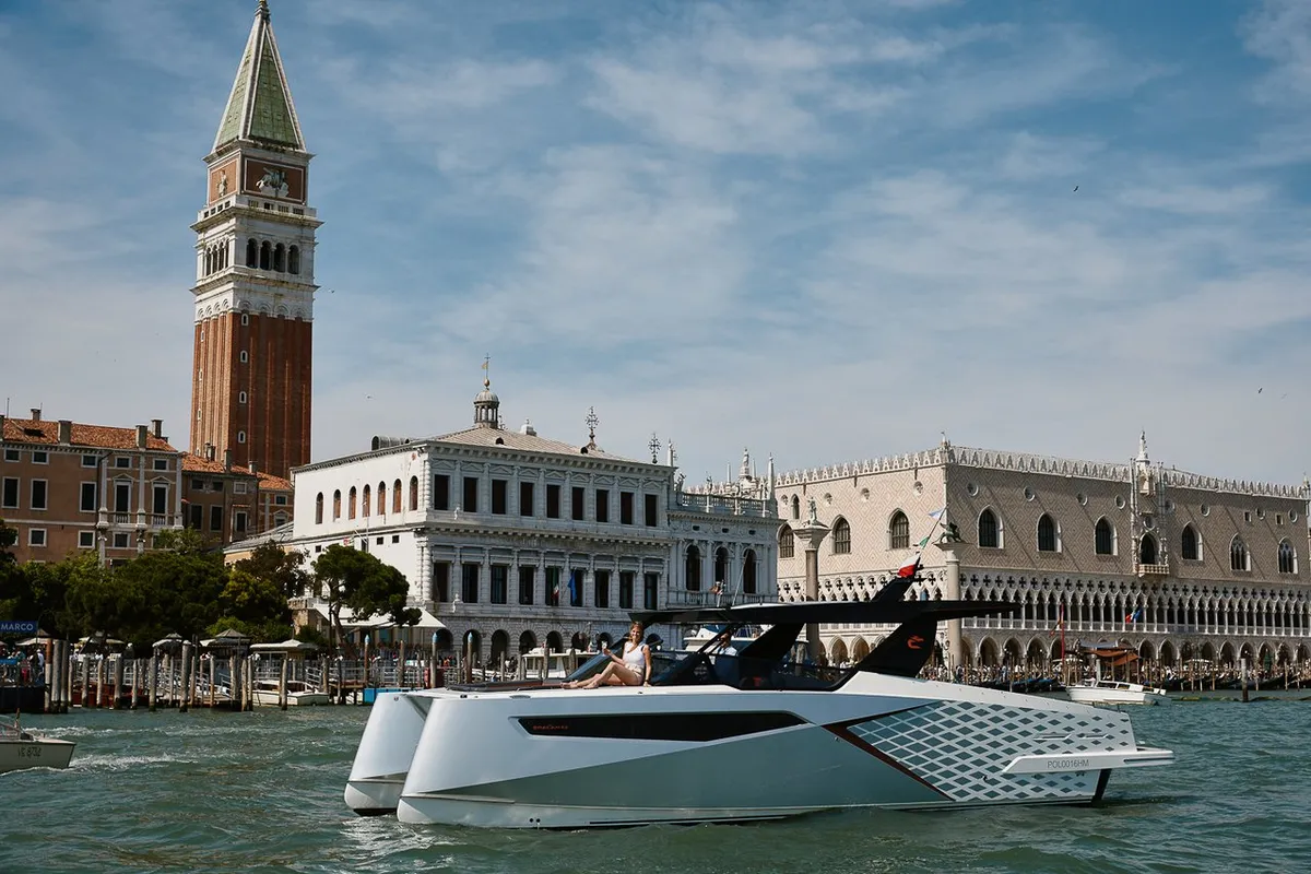 Gemini, a Dracan 42 motor yacht at Venice, Marina Vento di Venezia