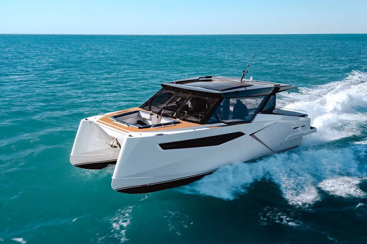 Gemini, a Dracan 42 motor yacht at Venice, Marina Vento di Venezia