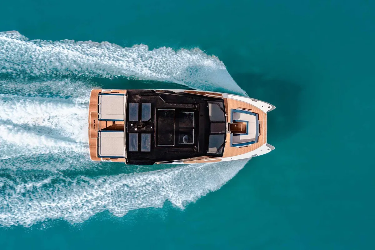 Gemini, a Dracan 42 motor yacht at Venice, Marina Vento di Venezia