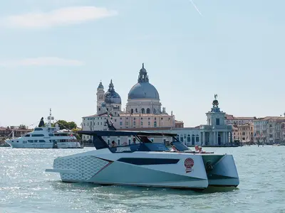 Gemini, a Dracan 42 motor yacht at Venice, Marina Vento di Venezia