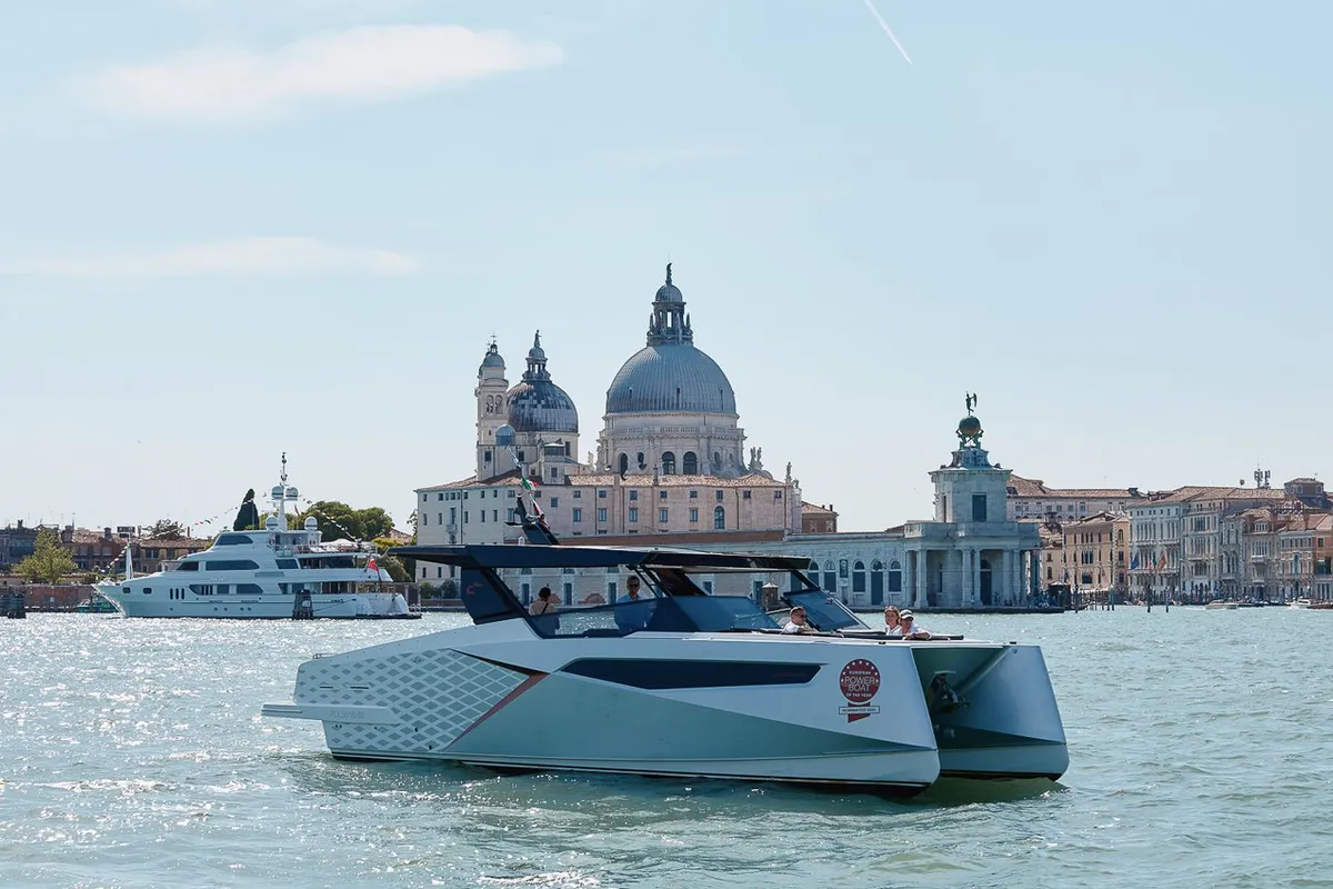 Gemini, a Dracan 42 motor yacht at Venice, Marina Vento di Venezia