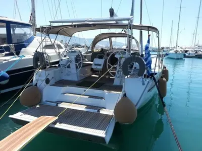 Amore, a Bavaria Cruiser 46 sailboat at Municipal Unit of Lefkada, Greece