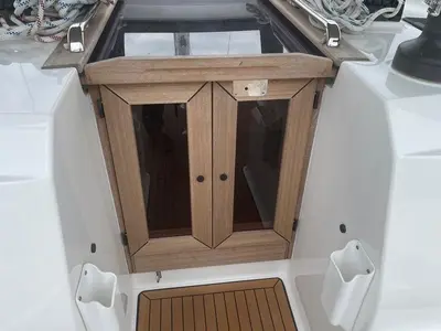 Amore, a Bavaria Cruiser 46 sailboat at Municipal Unit of Lefkada, Greece