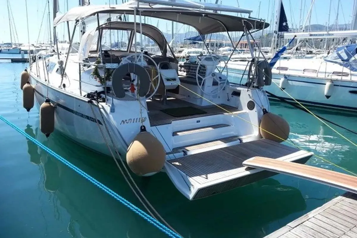 Amore, a Bavaria Cruiser 46 sailboat at Municipal Unit of Lefkada, Greece