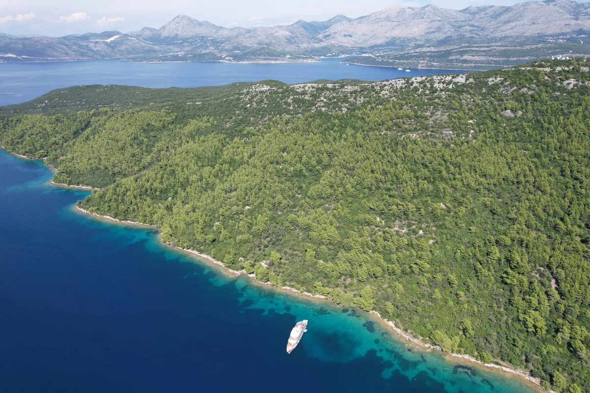 Exterior view of Yolo, a Gulet Motoryacht motor yacht at Split, Croatia