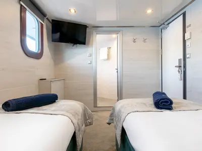 Cabin on Yolo, a Gulet Motoryacht motor yacht at Split, Croatia