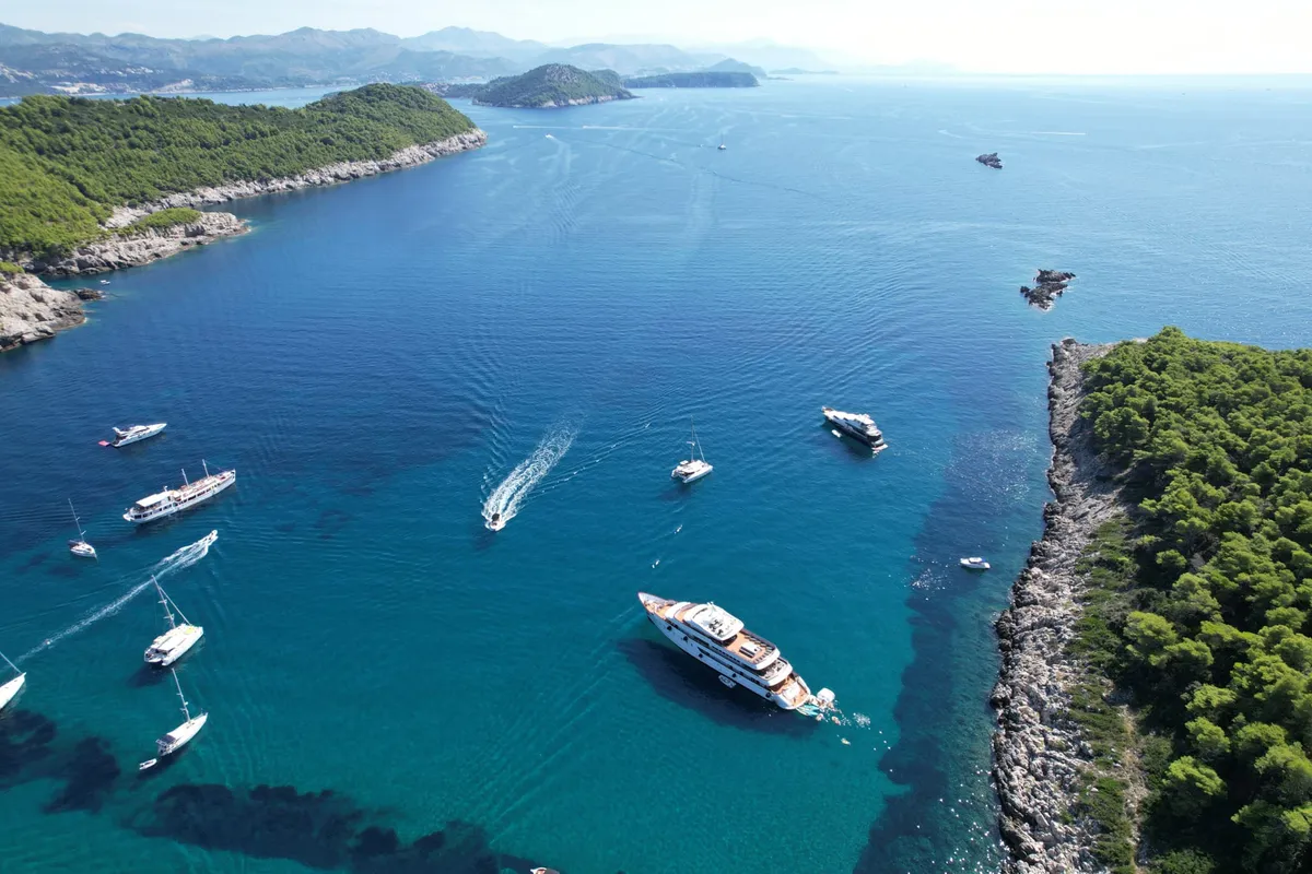 Exterior view of Yolo, a Gulet Motoryacht motor yacht at Split, Croatia