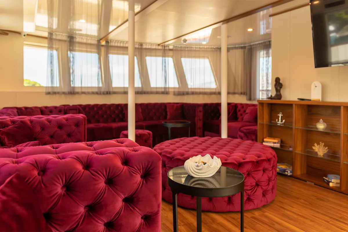 Salon of Yolo, a Gulet Motoryacht motor yacht at Split, Croatia