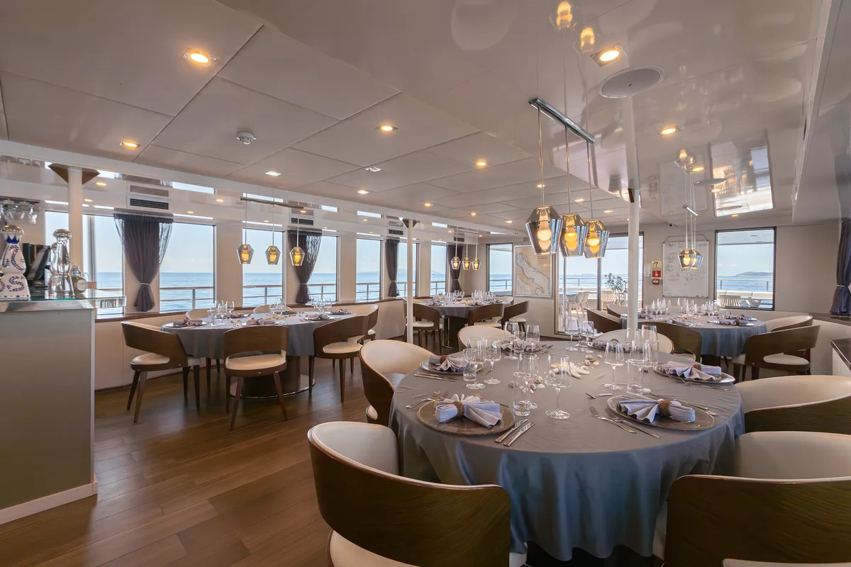 Salon of Yolo, a Gulet Motoryacht motor yacht at Split, Croatia
