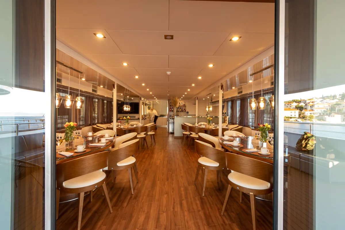 Salon of Yolo, a Gulet Motoryacht motor yacht at Split, Croatia