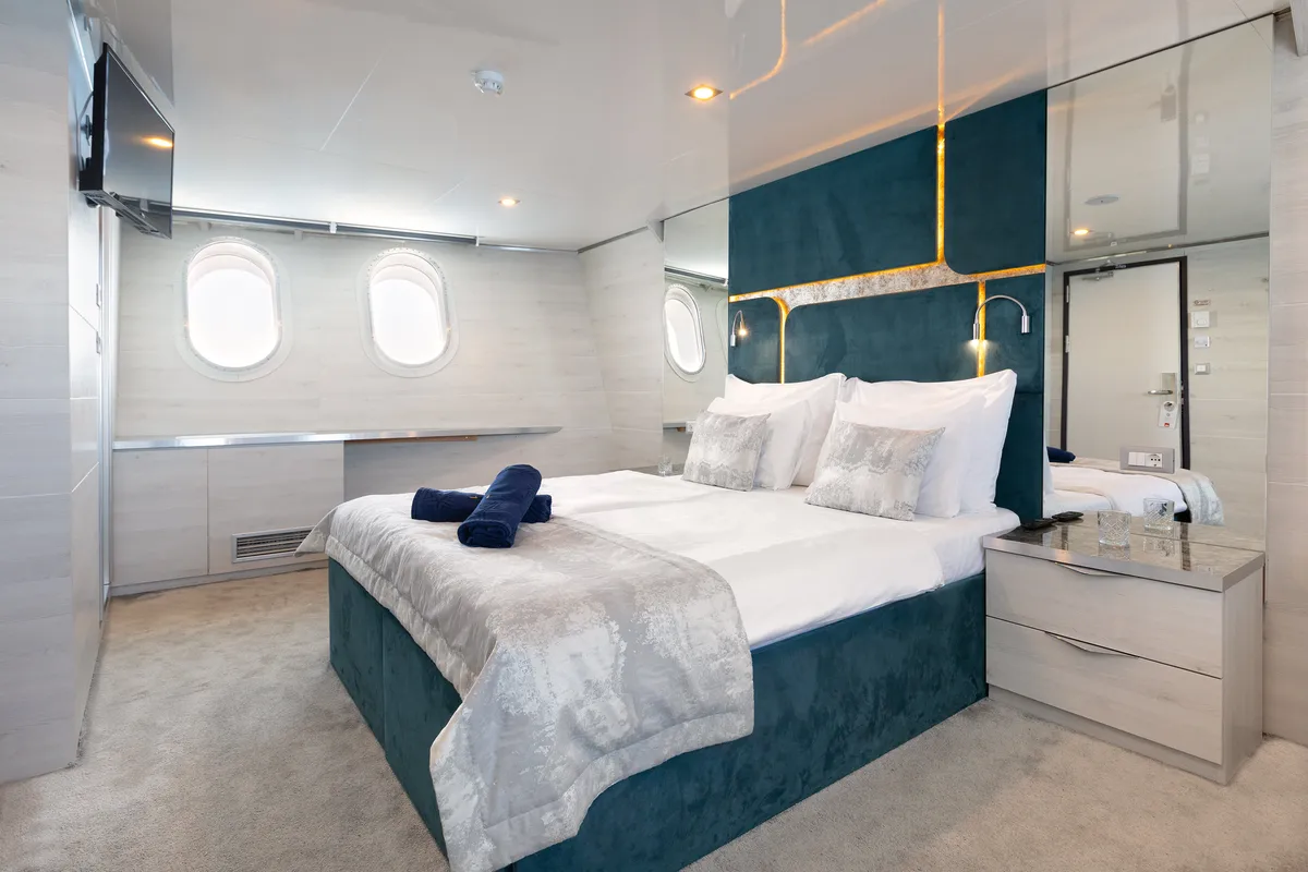 Cabin on Yolo, a Gulet Motoryacht motor yacht at Split, Croatia