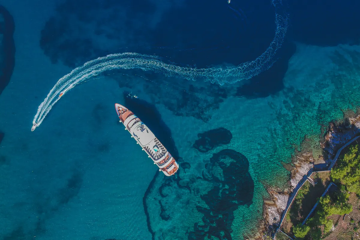 Exterior view of Yolo, a Gulet Motoryacht motor yacht at Split, Croatia