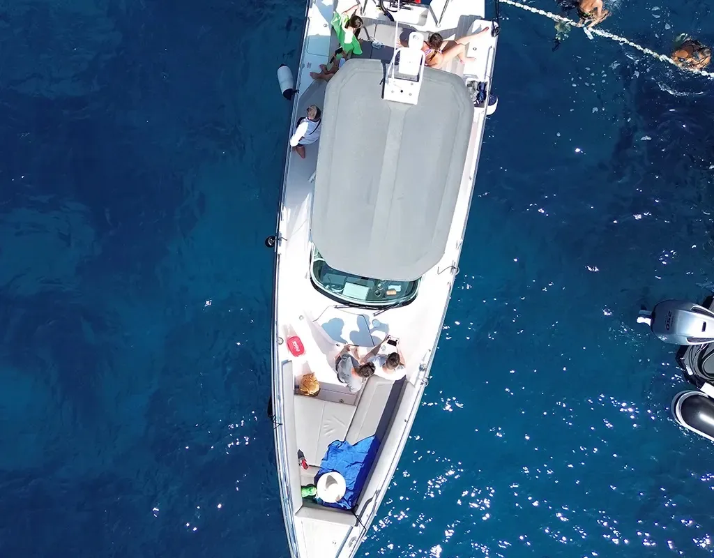 Axopar, a Axopar 28 T-Top motorboat at Grad Trogir, Croatia