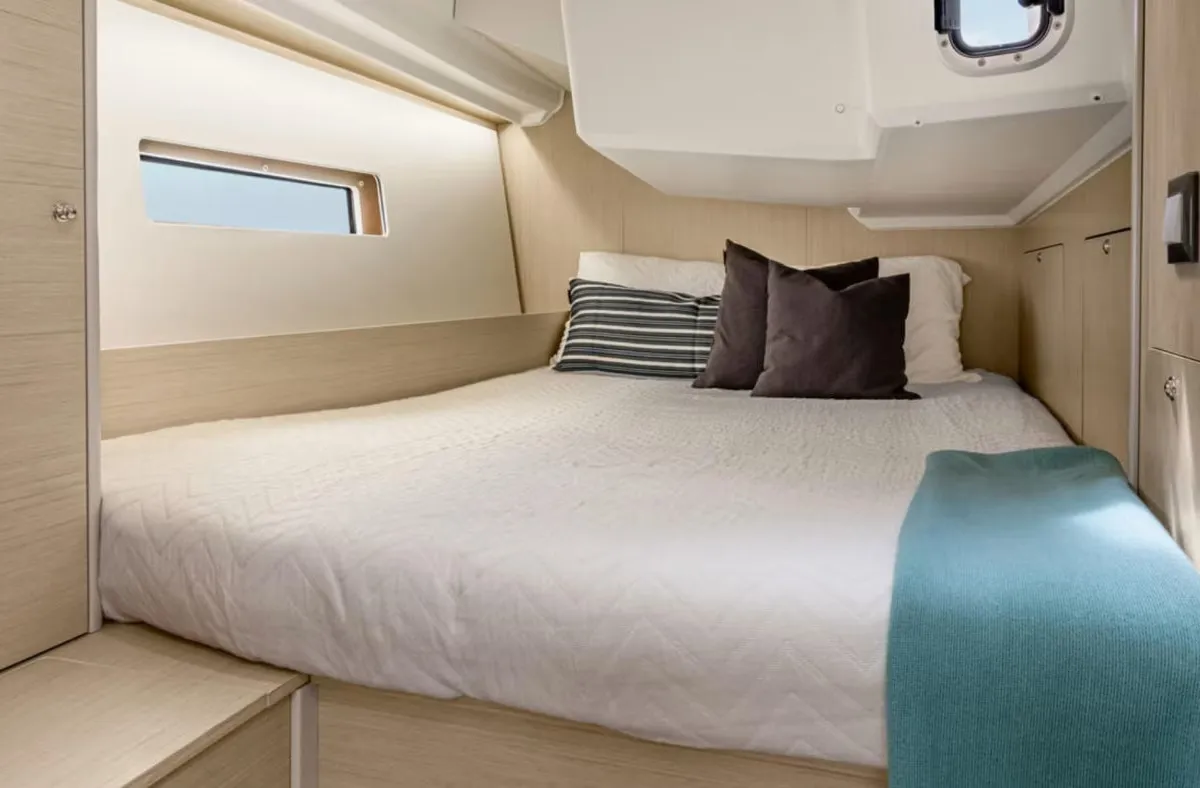 Cabin on Sunsail 42 Premium, a Beneteau Oceanis 40.1 sailboat at Road Town, British Virgin Islands