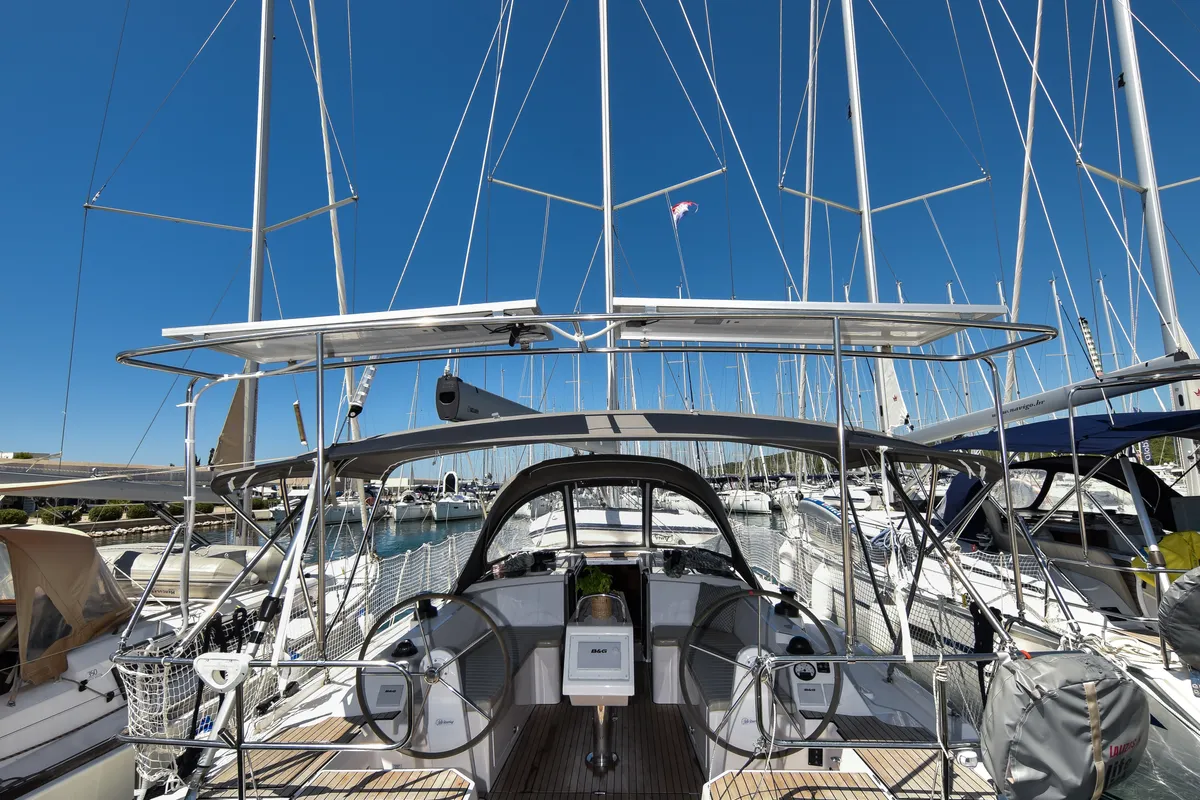 Seka VI, a Bavaria C38 sailboat at Općina Sukošan, Croatia