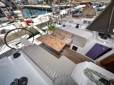 Seka VI, a Bavaria C38 sailboat at Općina Sukošan, Croatia