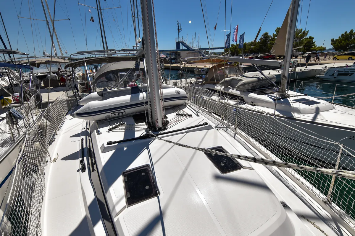 Seka VI, a Bavaria C38 sailboat at Općina Sukošan, Croatia