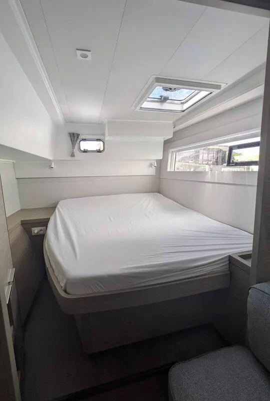 Cabin on Last One, a Lagoon 40 catamaran at Pointe-à-Pitre, France