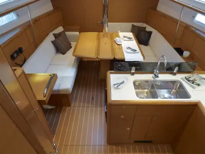 STAR FISH, a Jeanneau Sun Odyssey 389 sailboat at Propriano, France