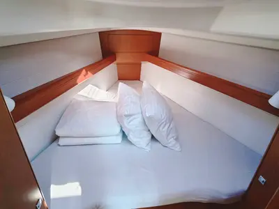 Charlie, a Bavaria Cruiser 34 sailboat at Punat, Croatia