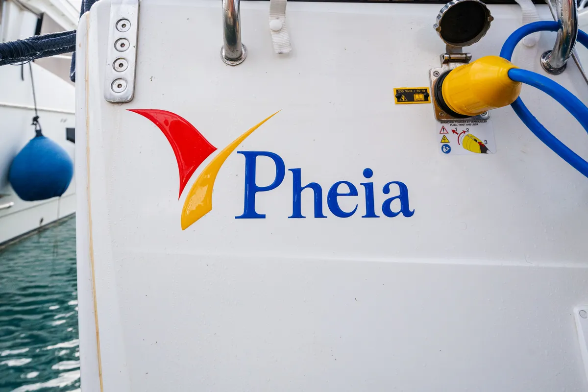Pheia - Comfort line, a Jeanneau Sun Odyssey 410 sailboat at Rosignano Solvay, Italy