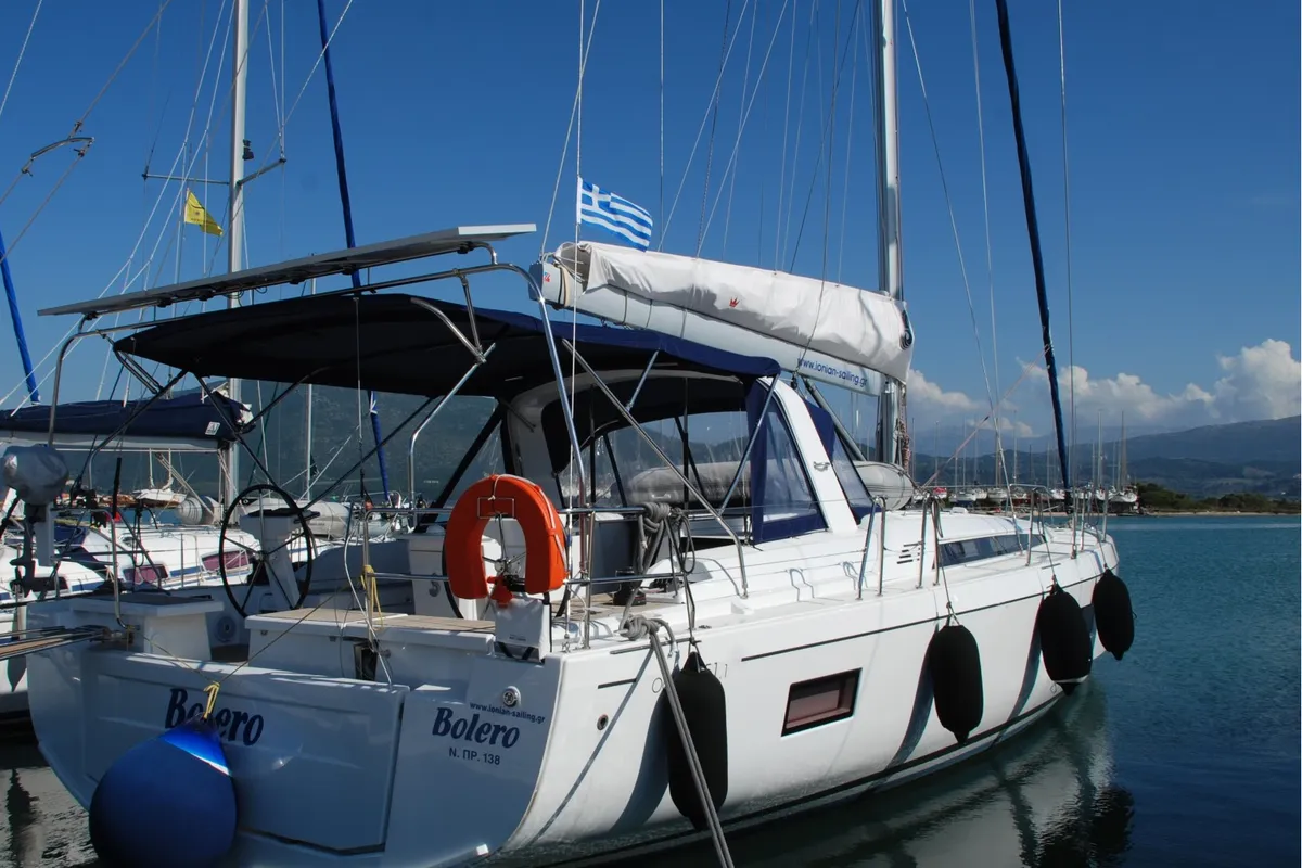 Bolero, a Beneteau Oceanis 51.1 sailboat at Municipal Unit of Lefkada, Greece