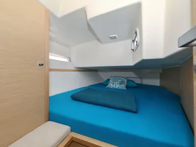 Cabin on Anna Camilla, a More 40 sailboat at Trogir, Croatia
